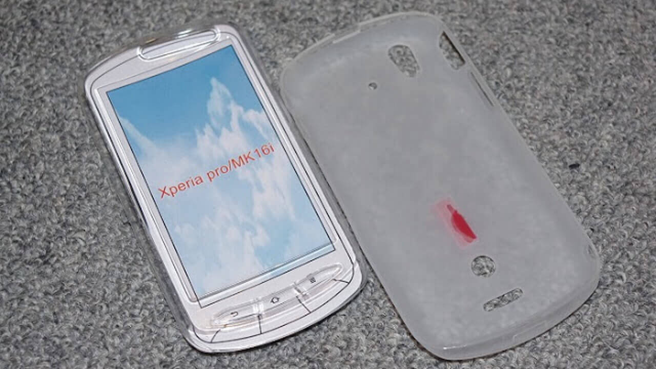 「Xperia Pro」用TPUケース/プロテクトシートがやっと届いた