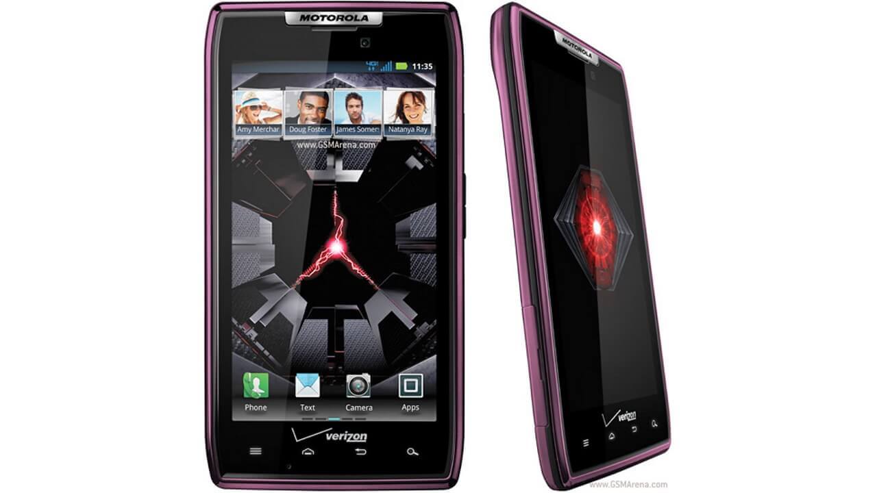 「Motorola Droid RAZR（XT912）」のPURPLEが届きました