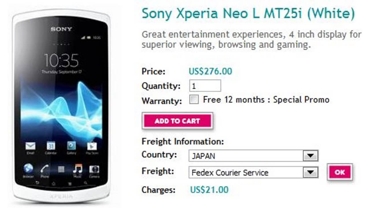 Xperia Neo L