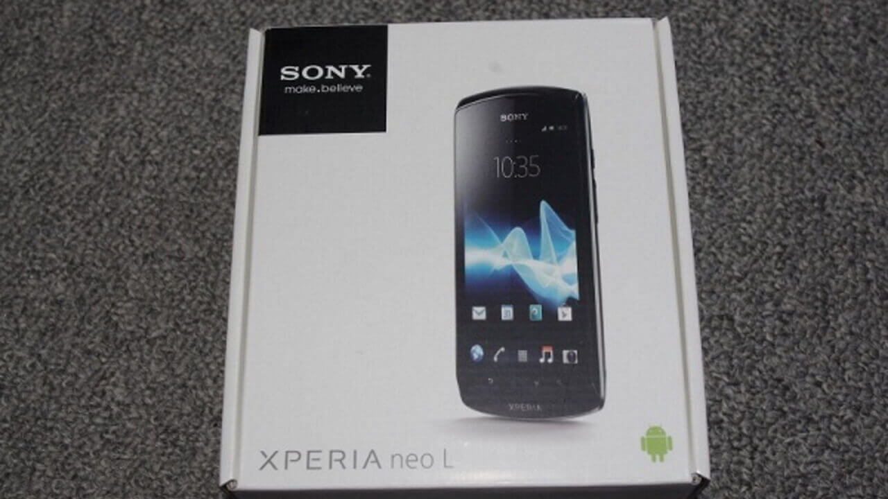 「Xperia Neo L（MT25i）」ホワイトが届きました
