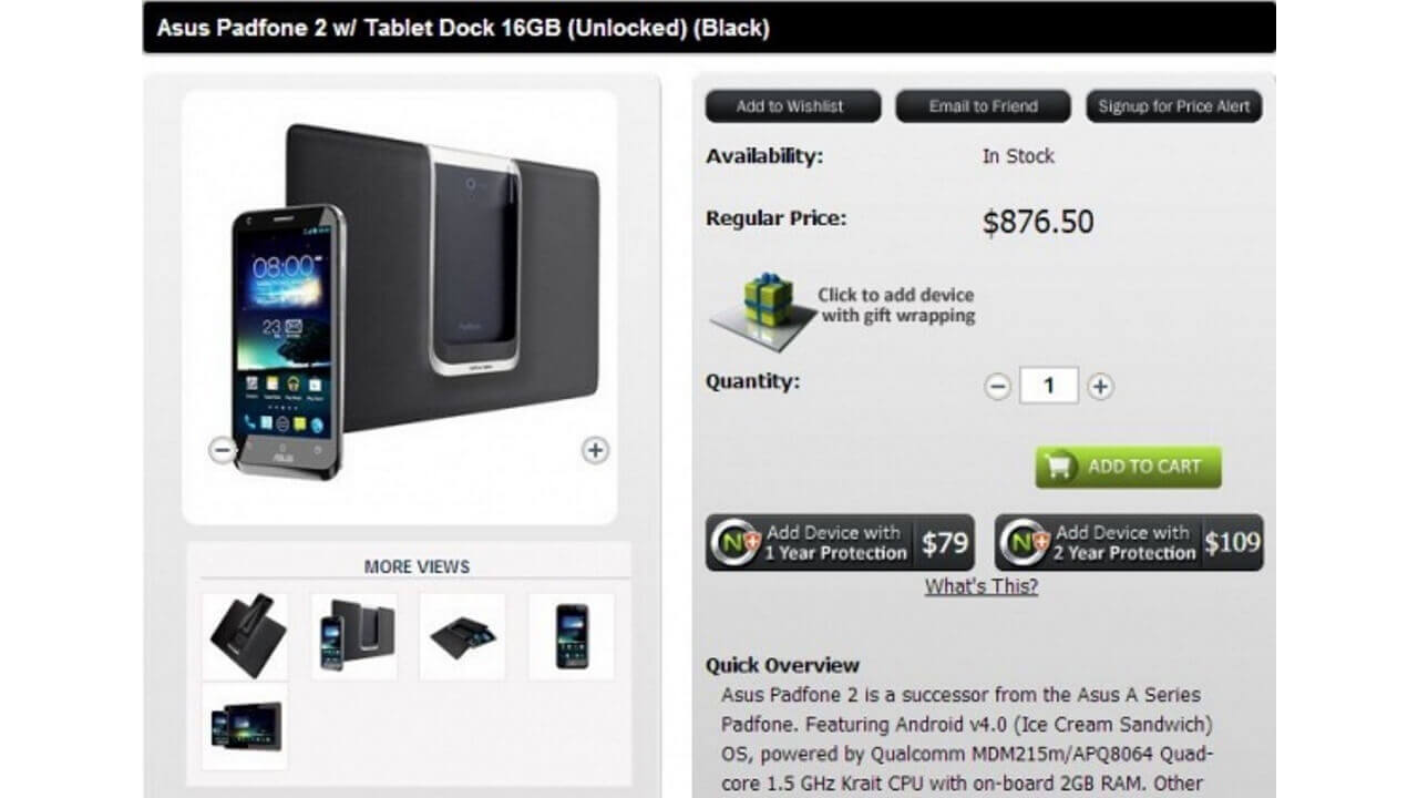 Asus Padfone 2