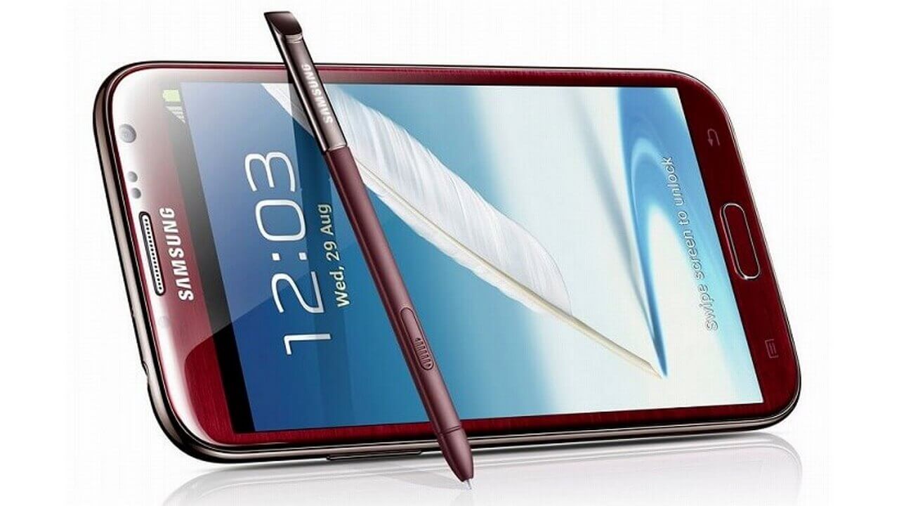 Galaxy Note II N7100 REDが香港で発売