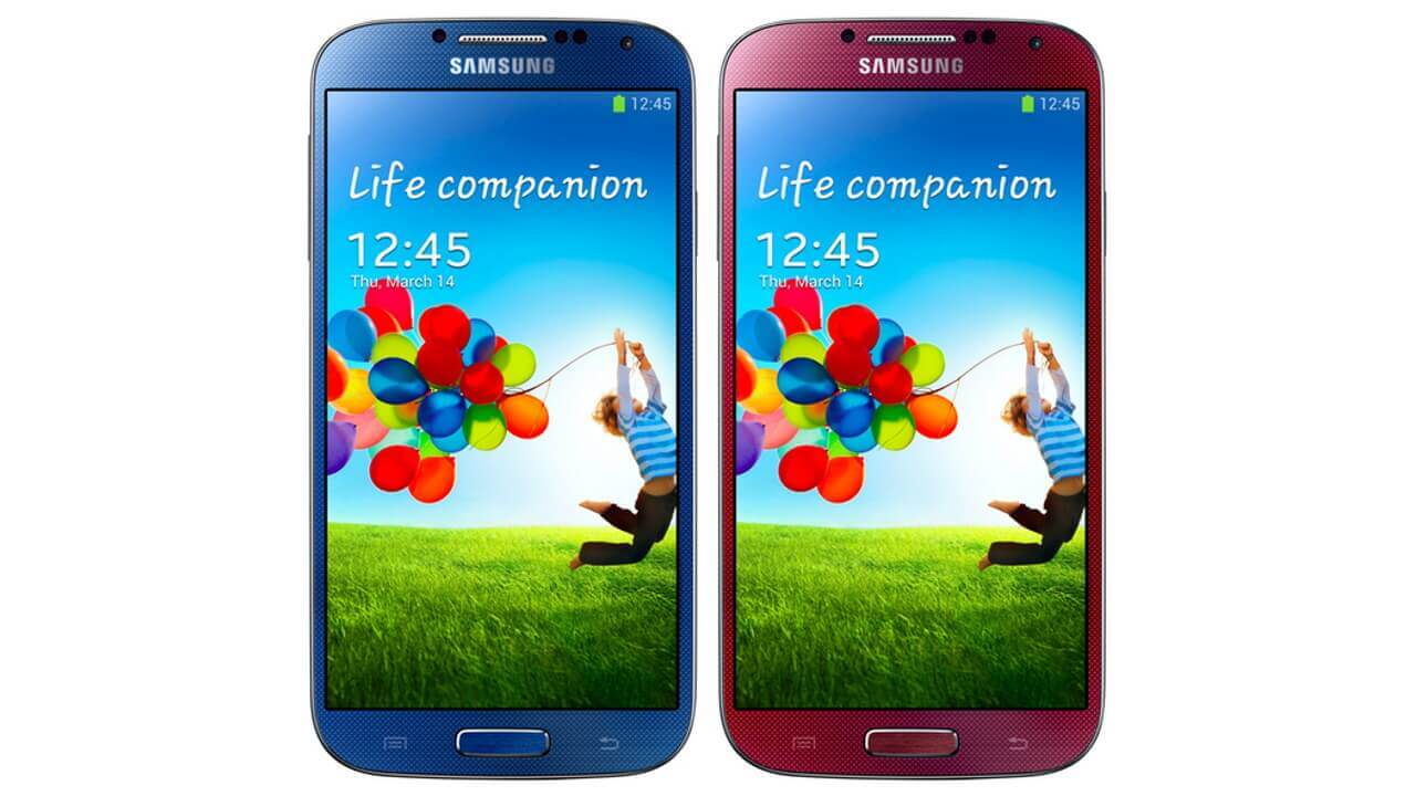 Galaxy S4 I9500のRED/BLUEが香港で発売
