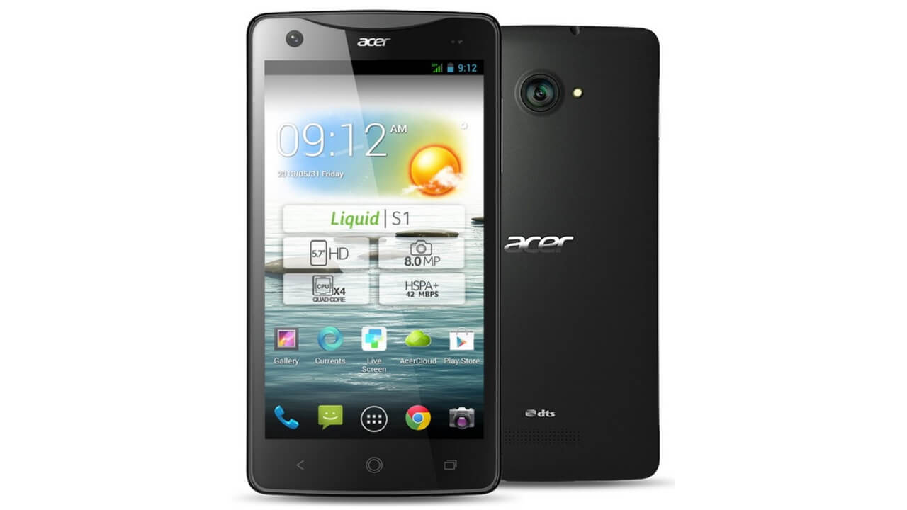 5.7インチ大型Acer Liquid S1 Duoがドイツで発売