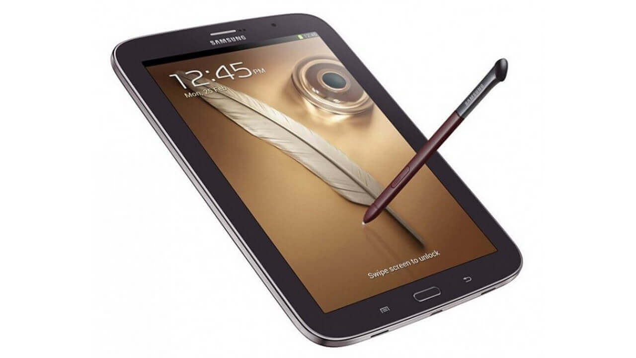 香港の小売店にGalaxy Note 8.0 LTE M5120 BROWNカラーが入荷