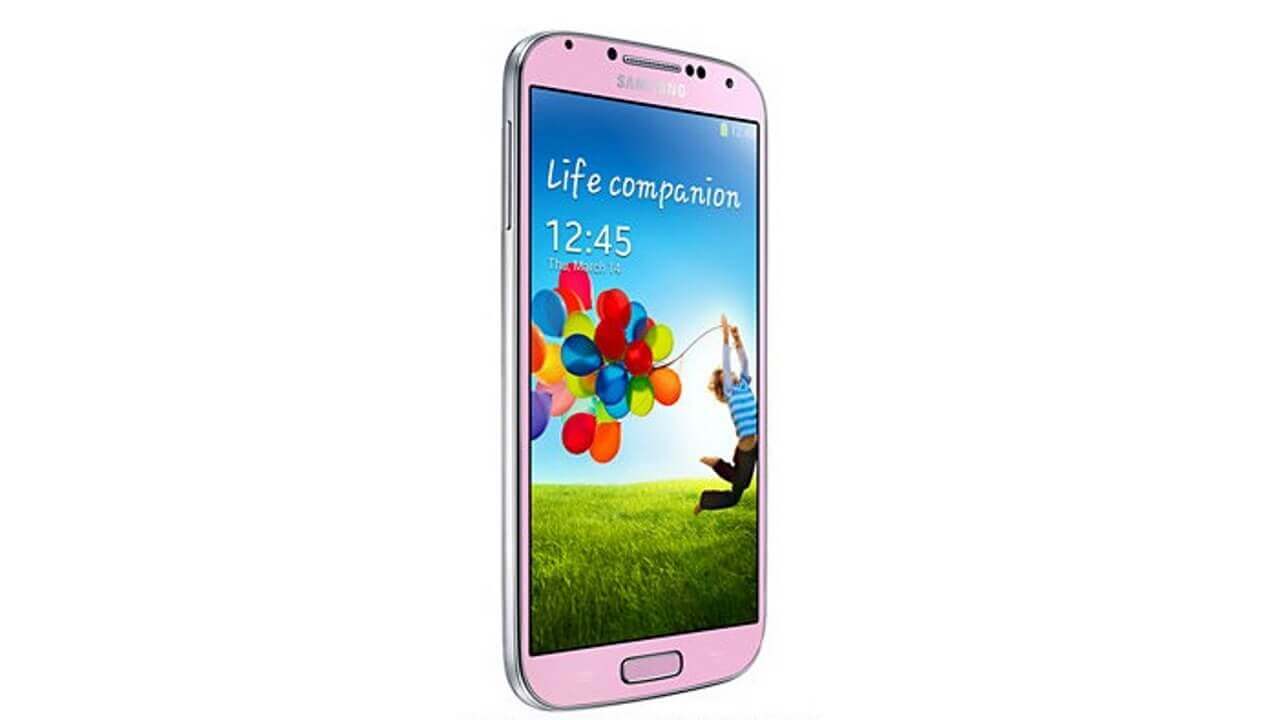 Octa-core版Galaxy S4 I9500のPINKカラーが香港で販売開始