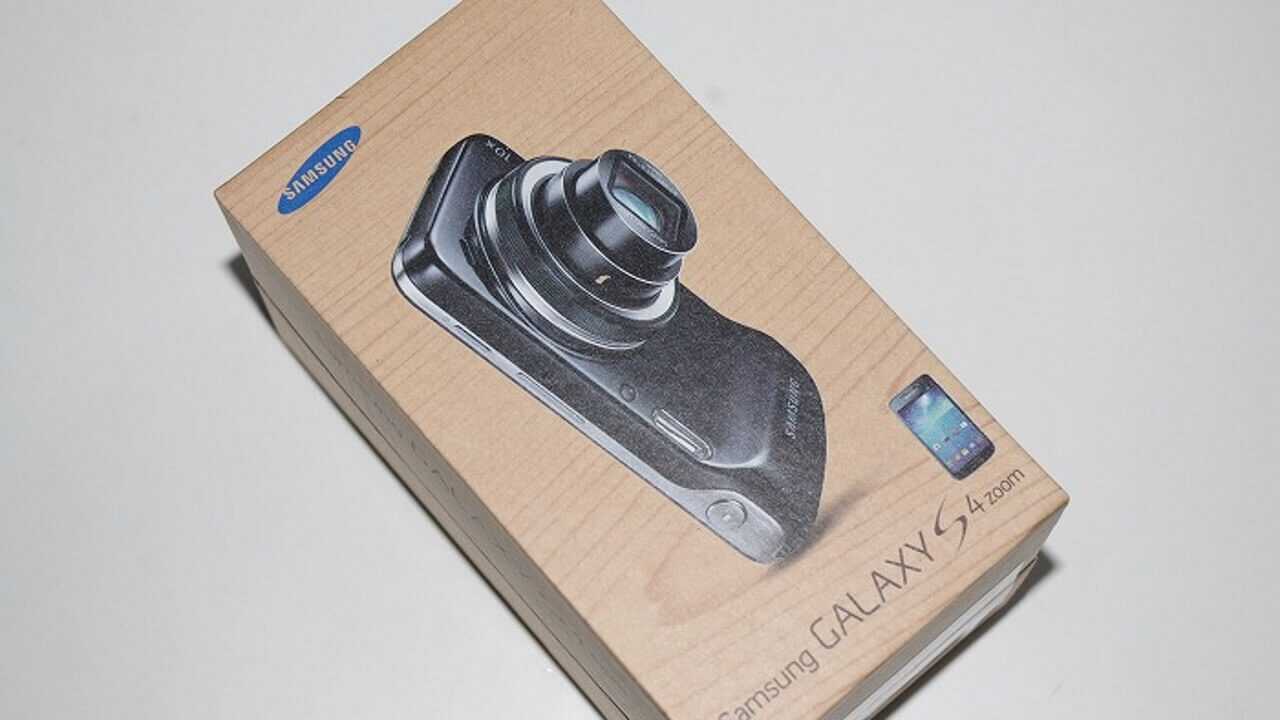 Galaxy S4 Zoom C1010 BLACKが届きました