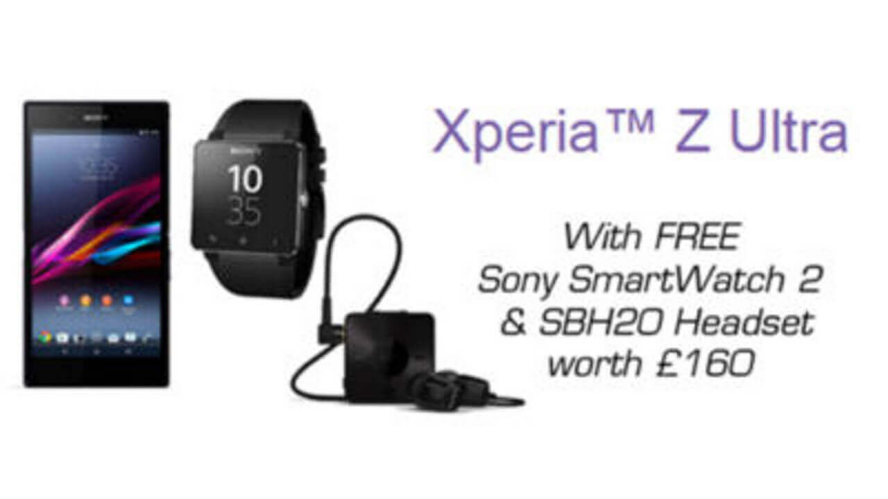 英Clove、Xperia Z Ultra C6833予約でSmartWatch 2とStereo Bluetooth Headset SBH20プレゼント