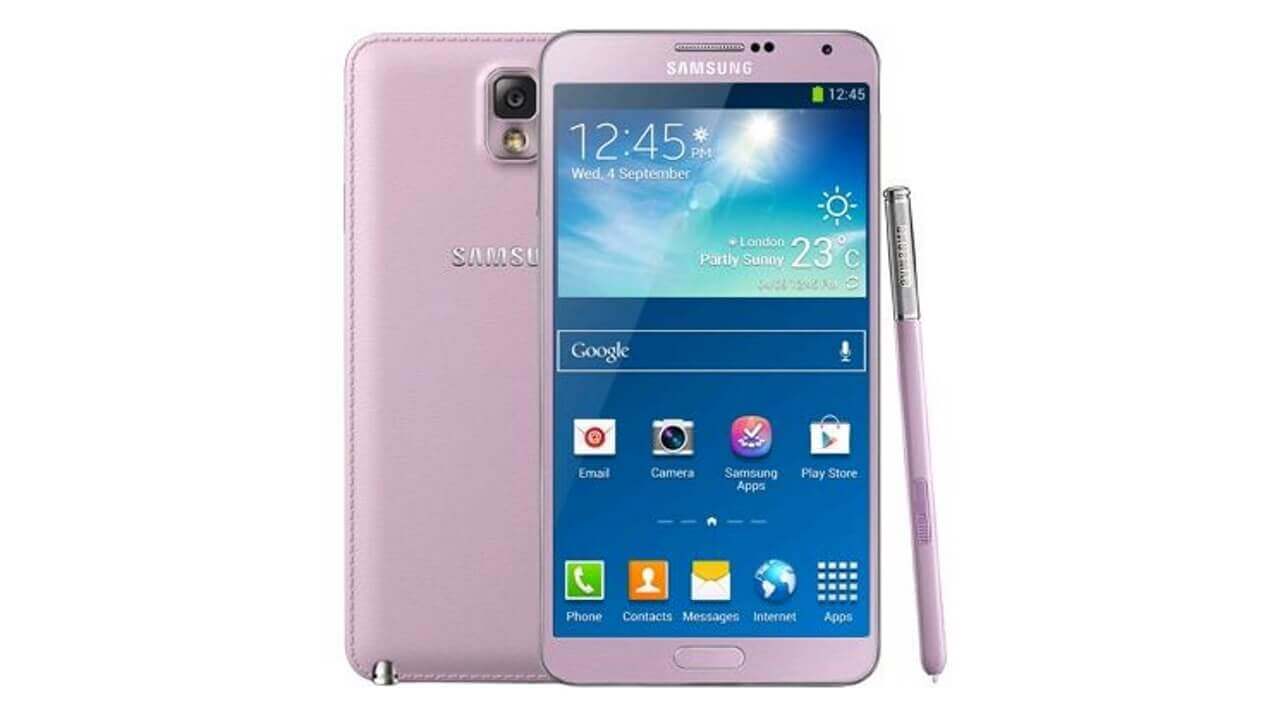 Galaxy Note 3 N9005（LTE）のPINKが1ShopMobileで発売