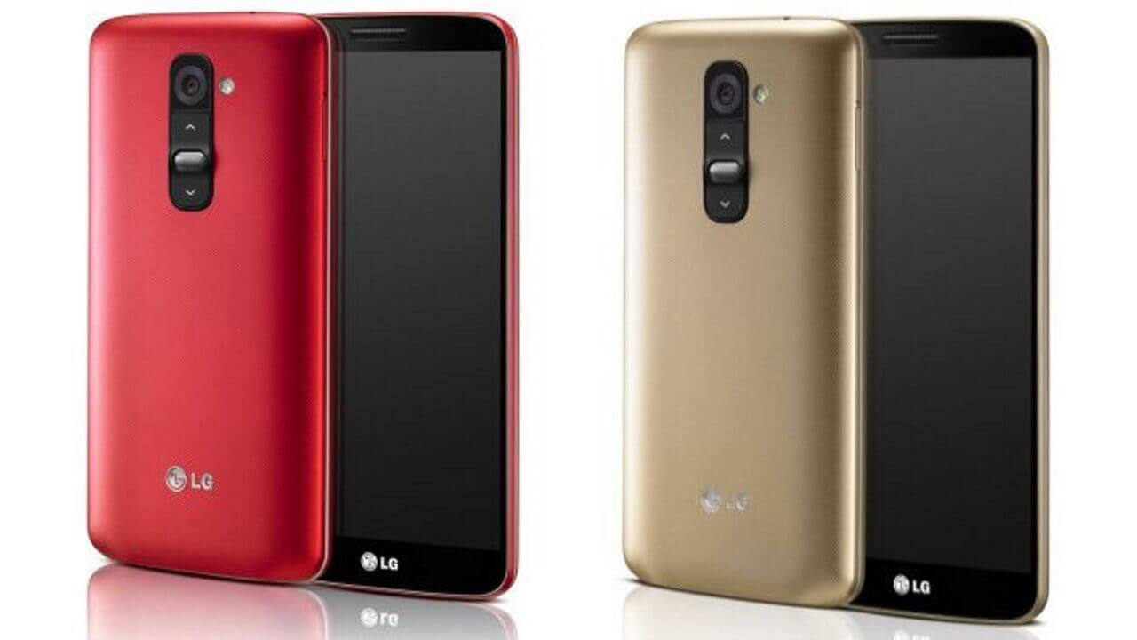 LG G2 D802のRED/GOLDが香港で発売