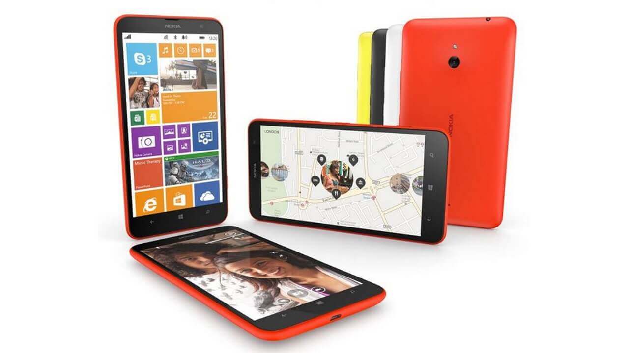 6インチの普及モデルLumia 1320が香港で発売