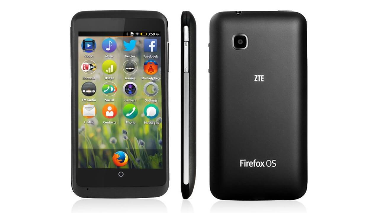 FireFox OS搭載ZTE OPEN C発売