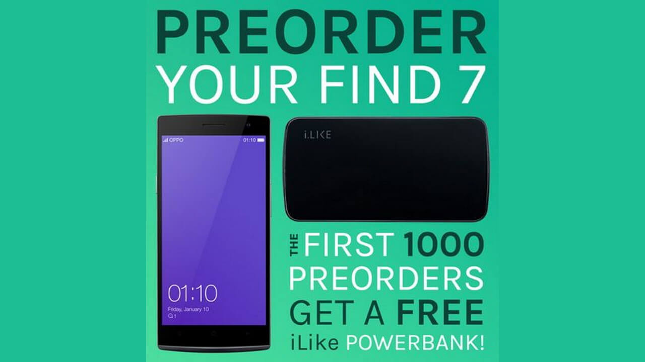 OPPO StyleでOPPO Find 7の予約が開始