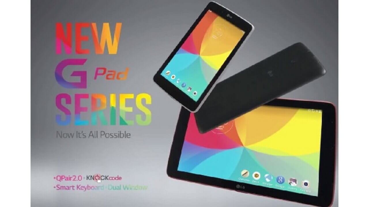 LG G Padシリーズのプロモーション動画登場