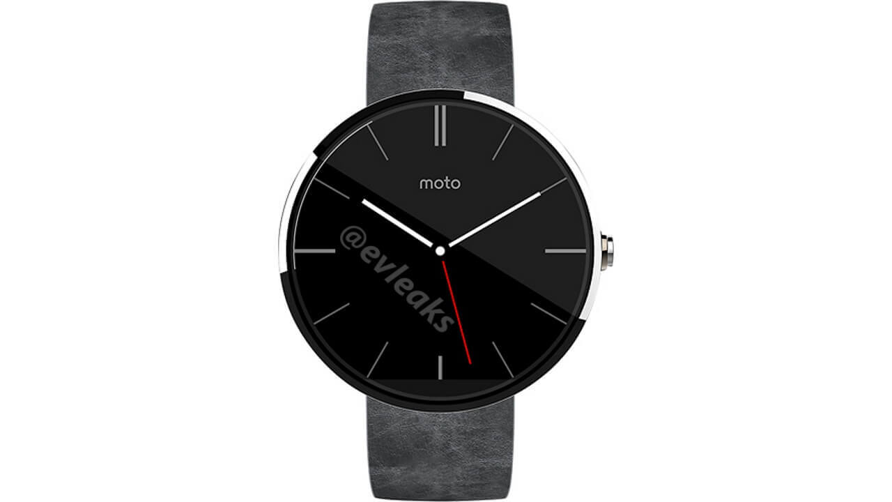 @evleaksによるMoto 360の流出画像、2色展開？