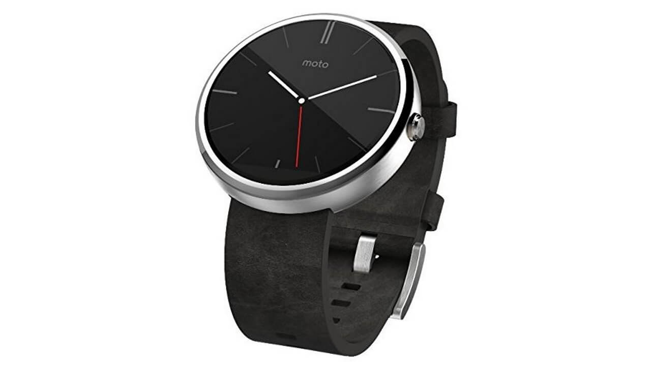 Moto 360（ブラックレザー）の在庫が復活