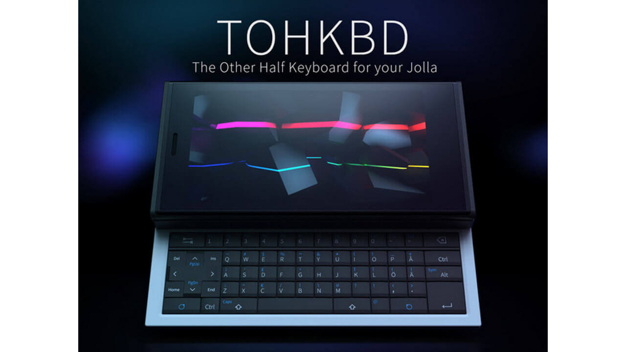 Salfish OS搭載「Jolla」用キーボードケース製作プログラム進行中