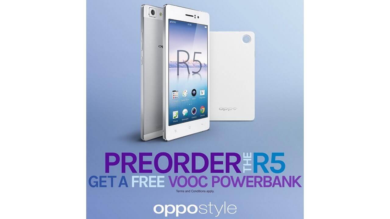 OPPO Style、4.85mm薄型「OPPO R5」予約開始