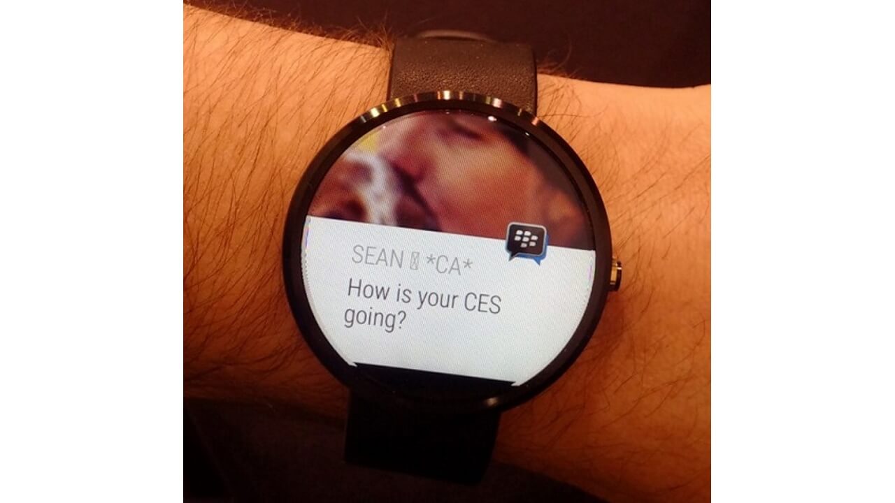 メッセンジャーアプリ「BBM」Android Wear対応準備中