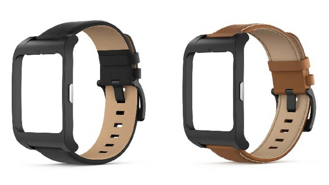 Sony Android Wear「SmartWatch 3」のレザーバンド