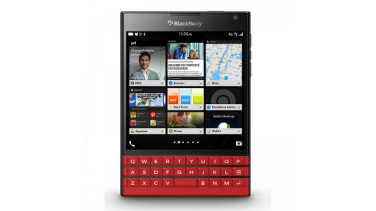 「BlackBerry Passport」Limited REDを英国/フランス/ドイツでも発売