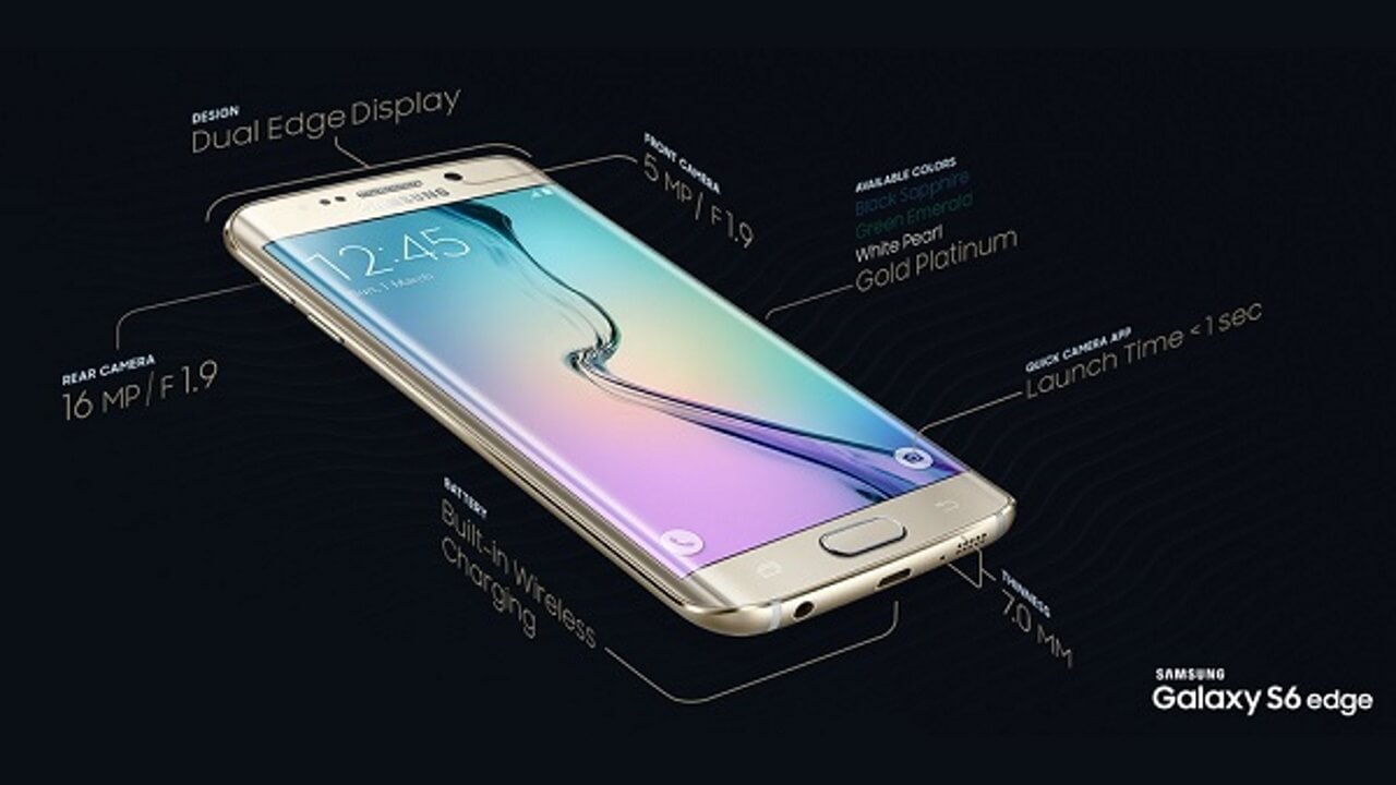 Samsung、デュアルエッジスクリーン搭載「Galaxy S6 Edge」発表【MWC 2015】