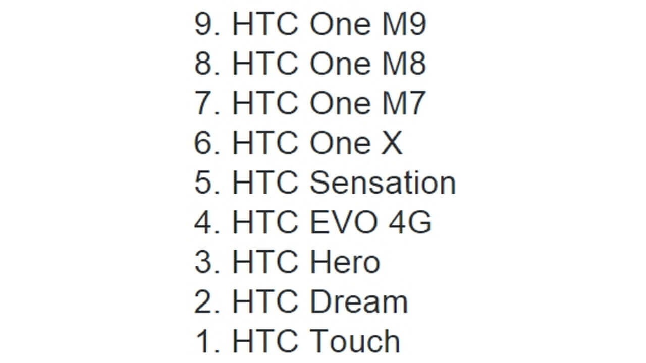 HTC One M9