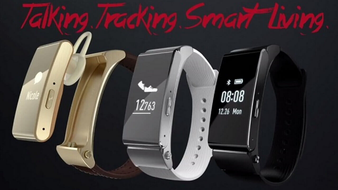 Huawei、Bluetoothヘッドセットにもなるリストバンド型ウェアラブルデバイス「TalkBand B2」発表【MWC 2015】