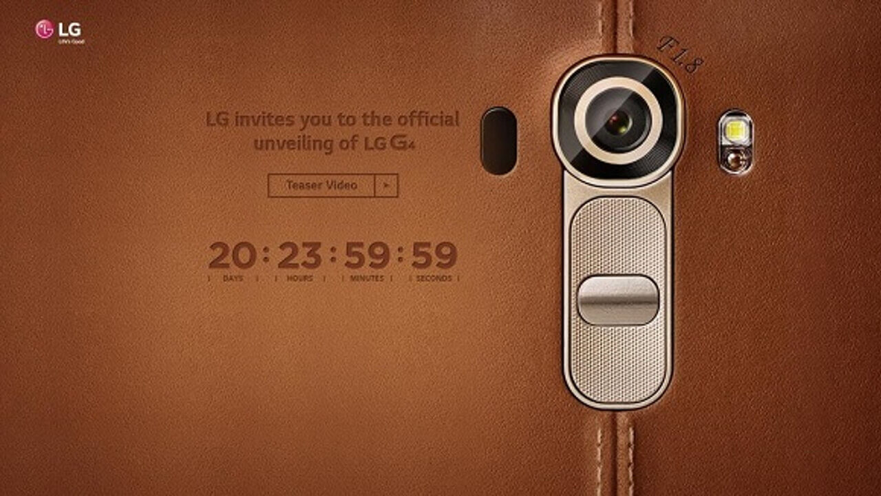 「LG G4」ティザーページ公開