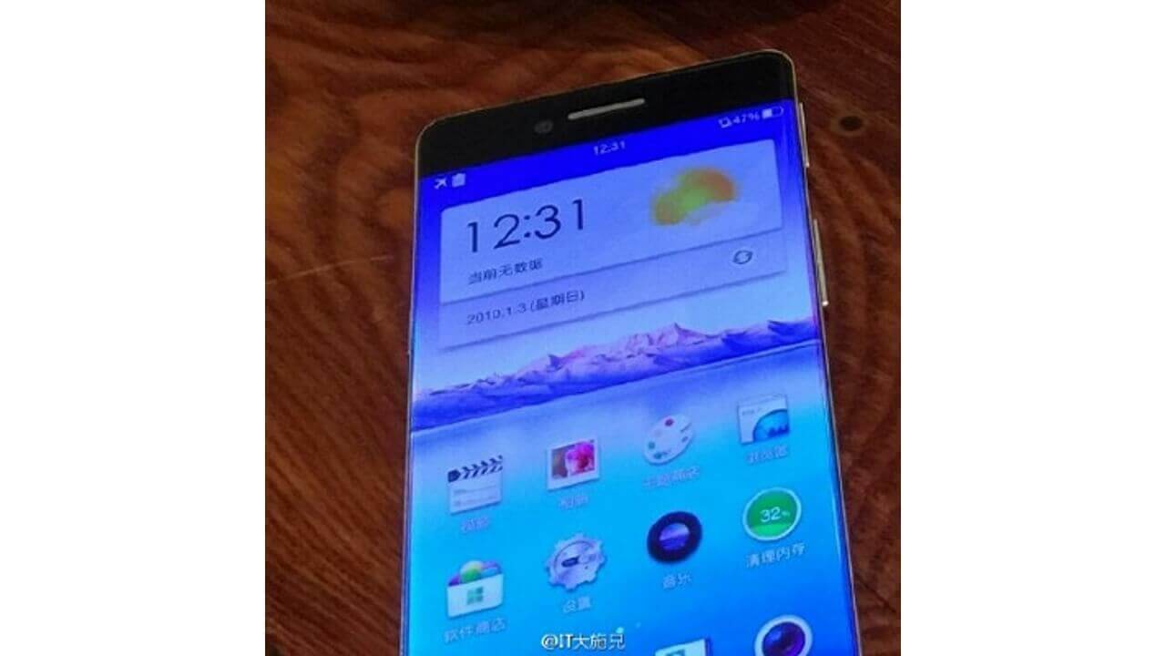 サイドベゼルレスディスプレイ搭載「OPPO R7」実機画像流出