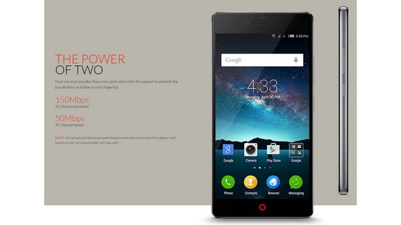 ZTE、インド向け「Nubia Z9 Mini」発表