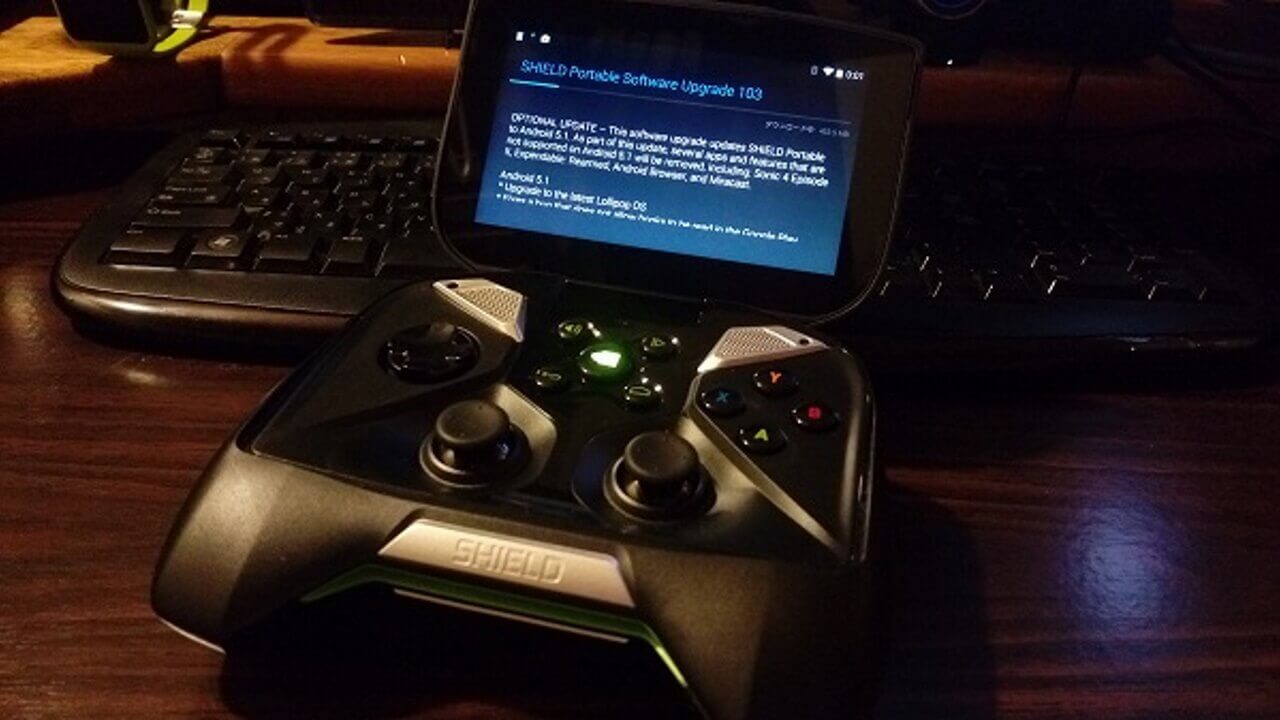 「NVIDIA SHIELD Portable」Android 5.1アップデート配信開始