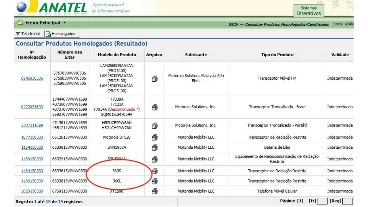 「Moto 360（2nd Gen.）」かもしれない「360S/360L」ブラジル認証取得