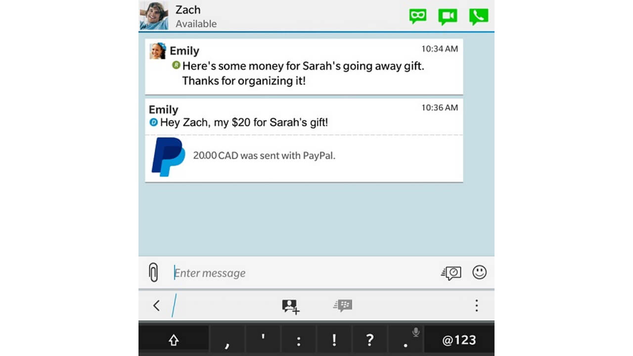 「BBM」PayPal送金に対応へ