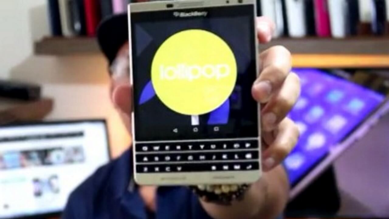 Android 5.1搭載「BlackBerry Passport Silver Edition」動画公開
