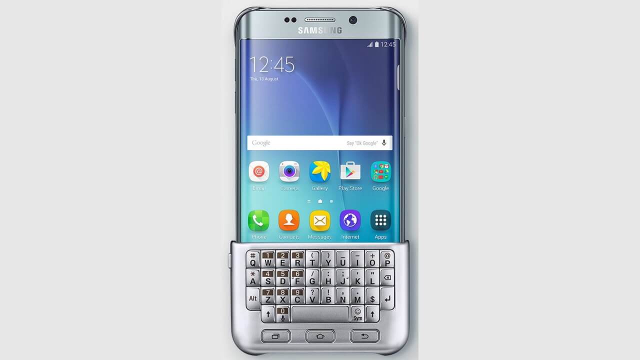 「Galaxy S6 Edge+」QWERTYキーボードカバーも用意？