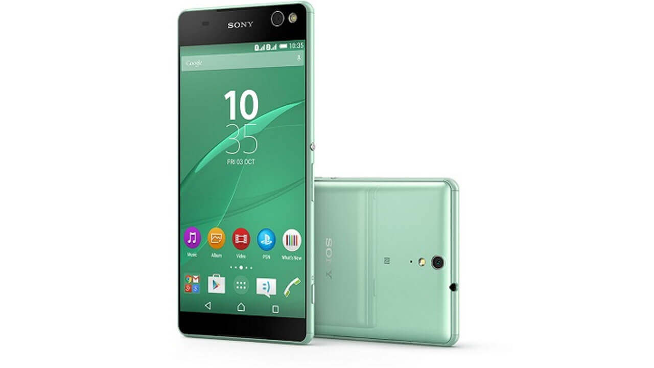 Sony Mobile、前後13MPカメラ搭載ベゼルレス「Xperia C5 Ultra」発表