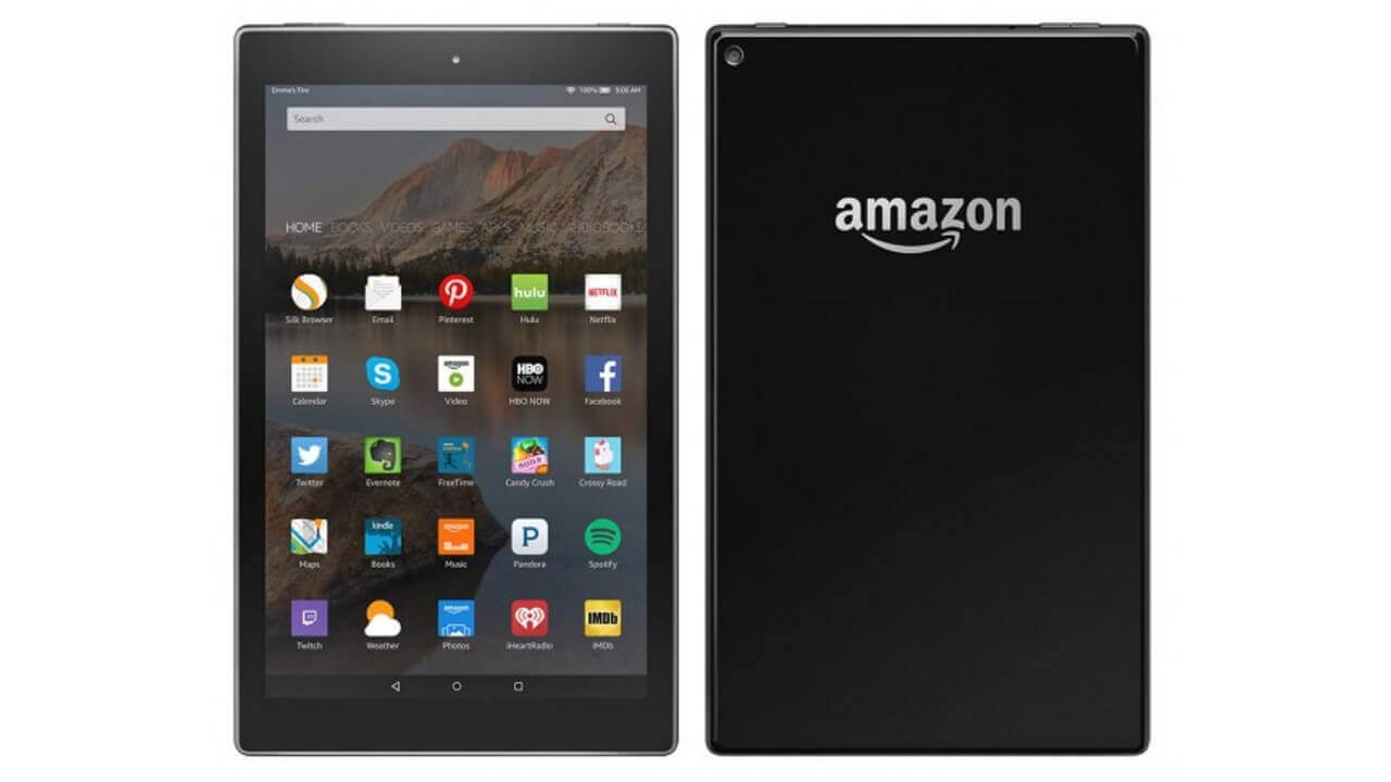 10インチAmazon Fireタブレットプレス画像流出
