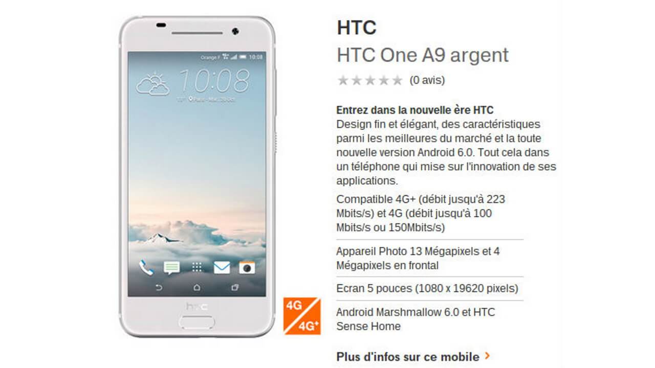 HTC One A9