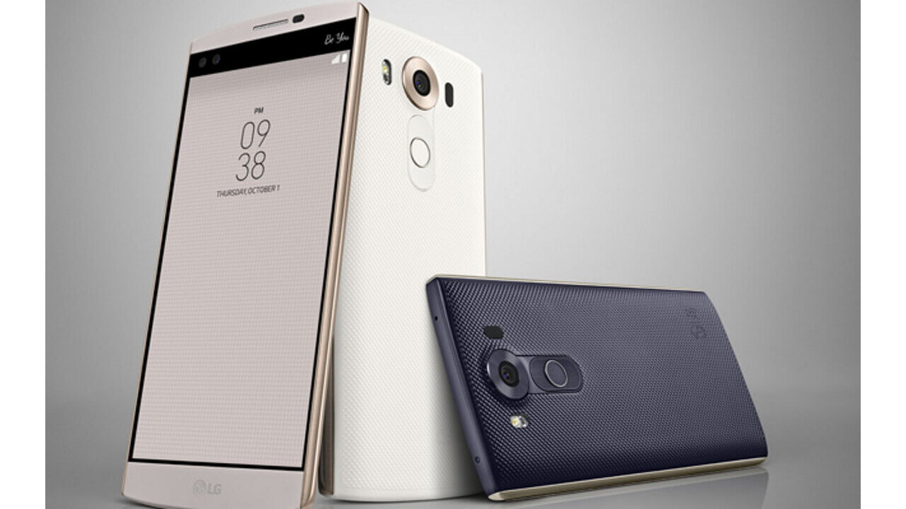 LG、世界初デュアルフロントカメラ/セカンドディスプレイ搭載「LG V10」発表