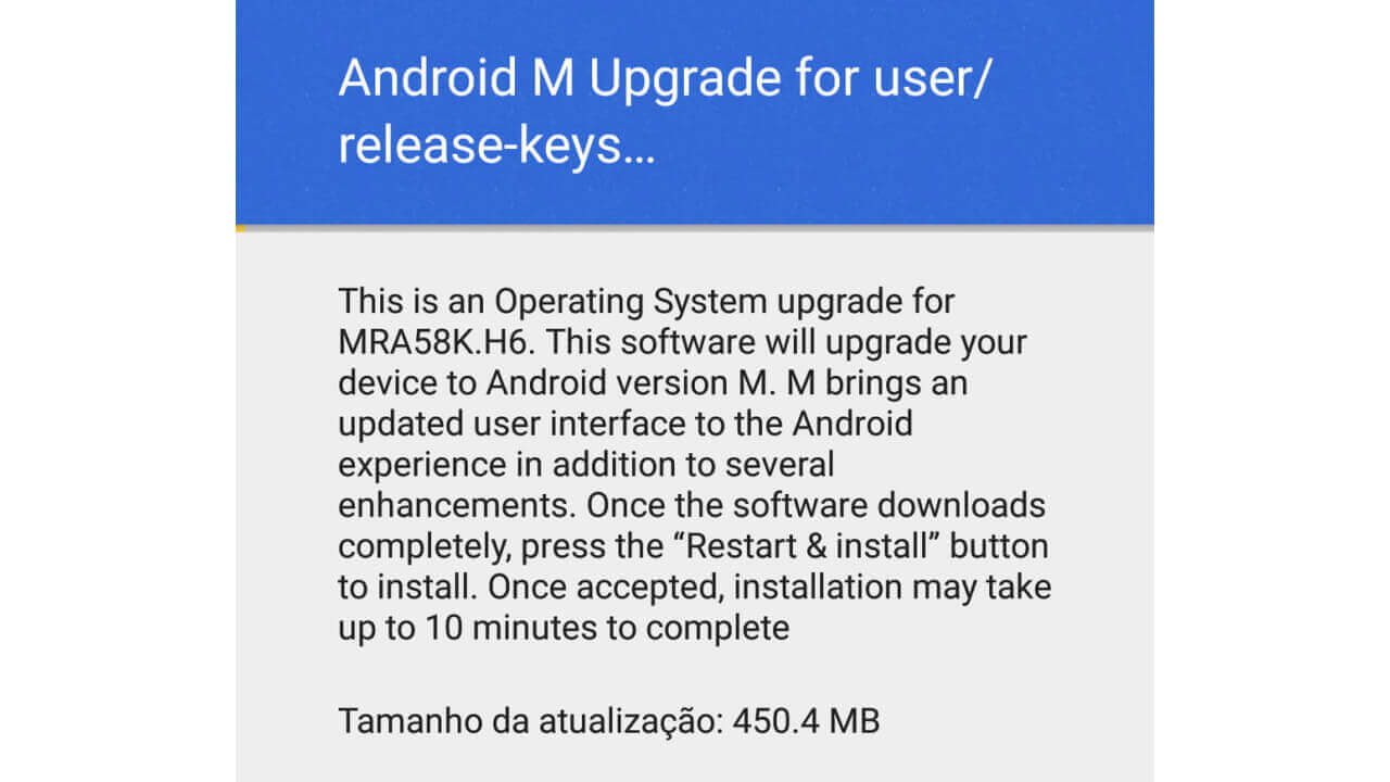 「HTC One M8 Google Play Edition」Android 6.0配信開始