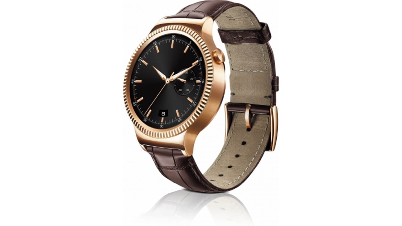 最上位「Huawei Watch W1 Eliteゴールド」11月20日国内発売