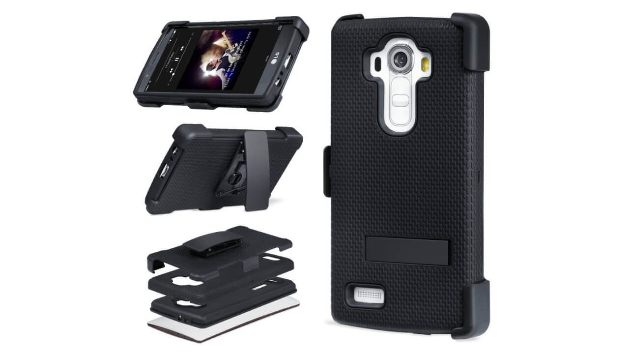 Plemo製「LG G4」用ホルスター付ケースレビュー