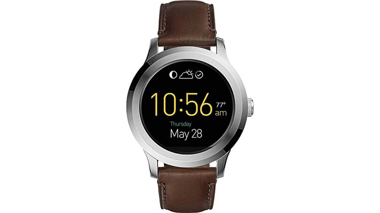 Fossil公式でAndroid Wear「Q Founder」レザーバンド発売