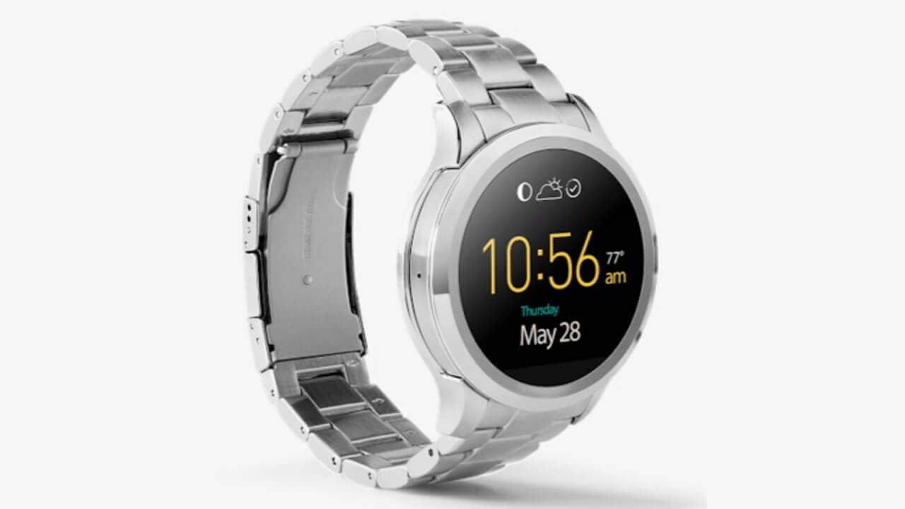 米Amazon、「Fossil Q Founder」スチールバンド発売