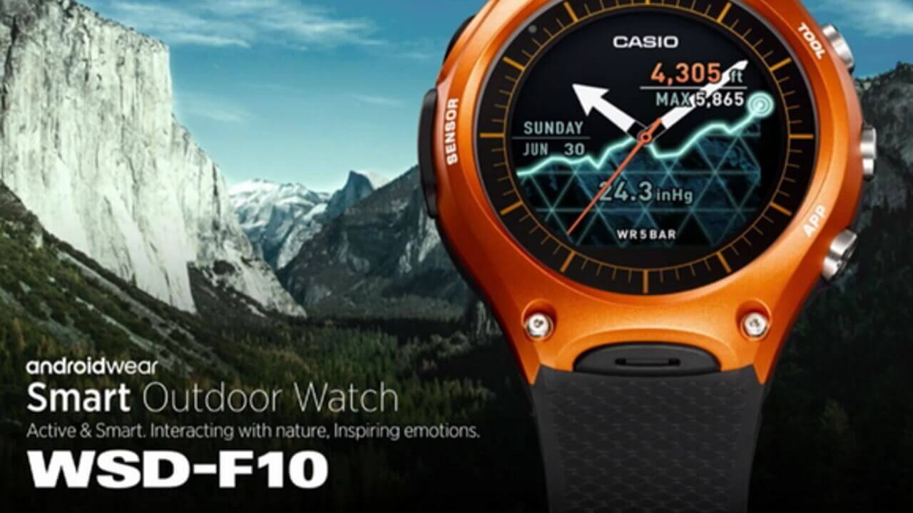CASIO、Android Wear「WSD-F10」発表【CES 2016】