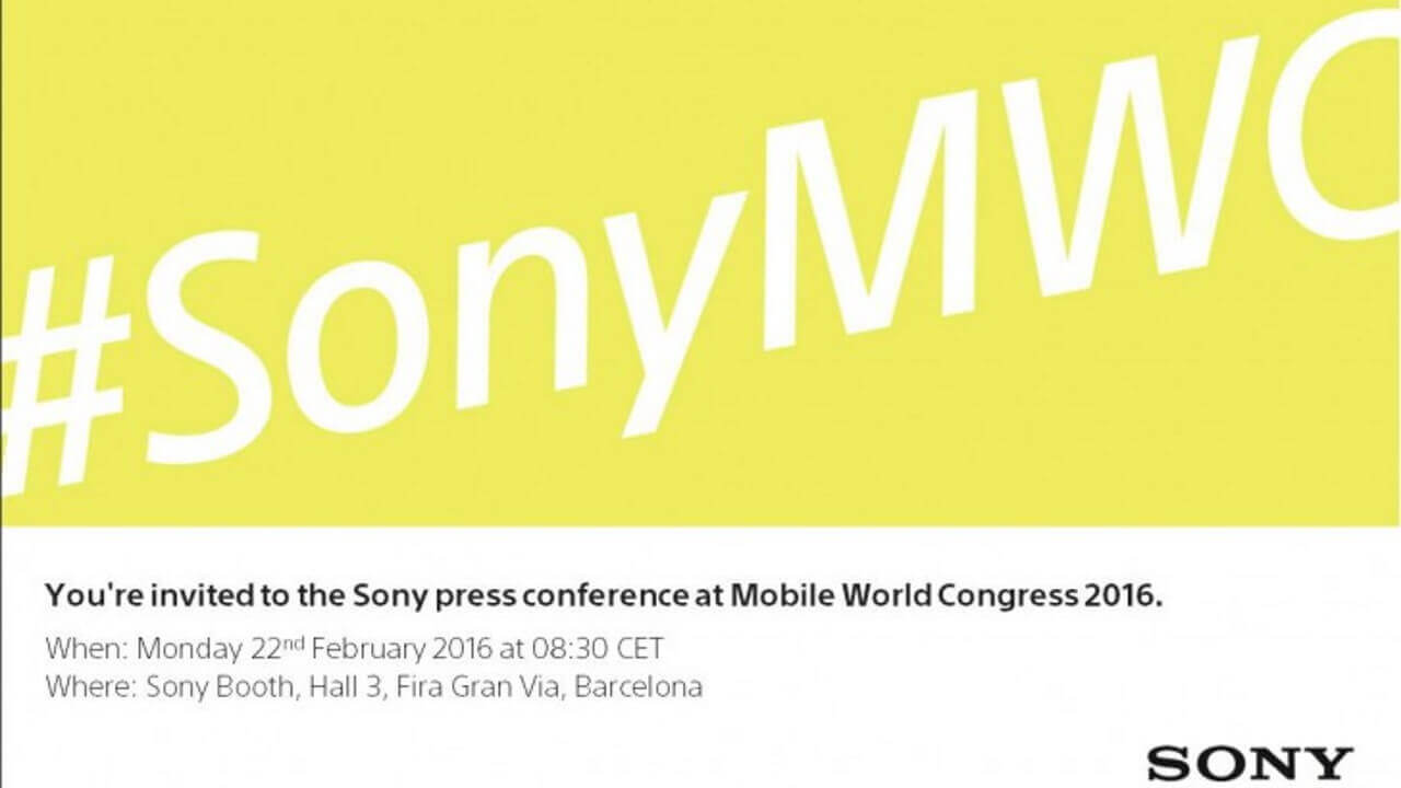Sony、2月22日8時30分からMWC 2016プレスカンファレンス開催