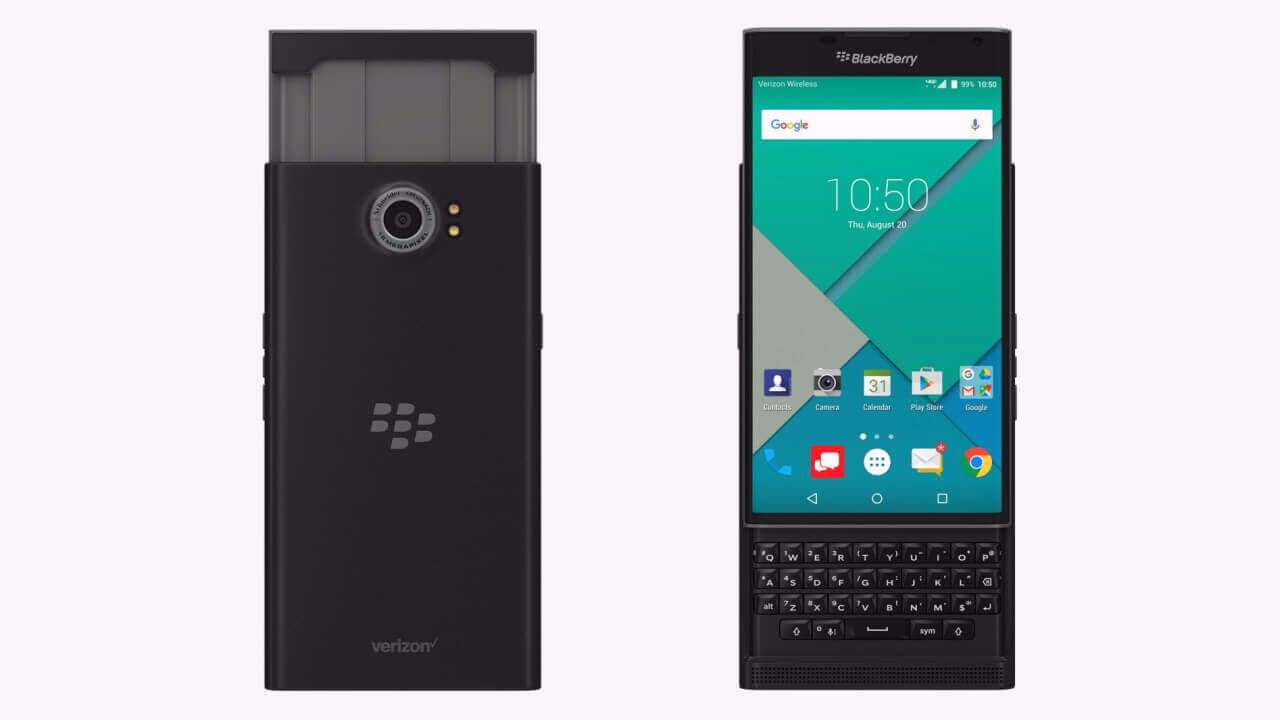 Veirzon、「BlackBerry Priv（STV100-2）」発売