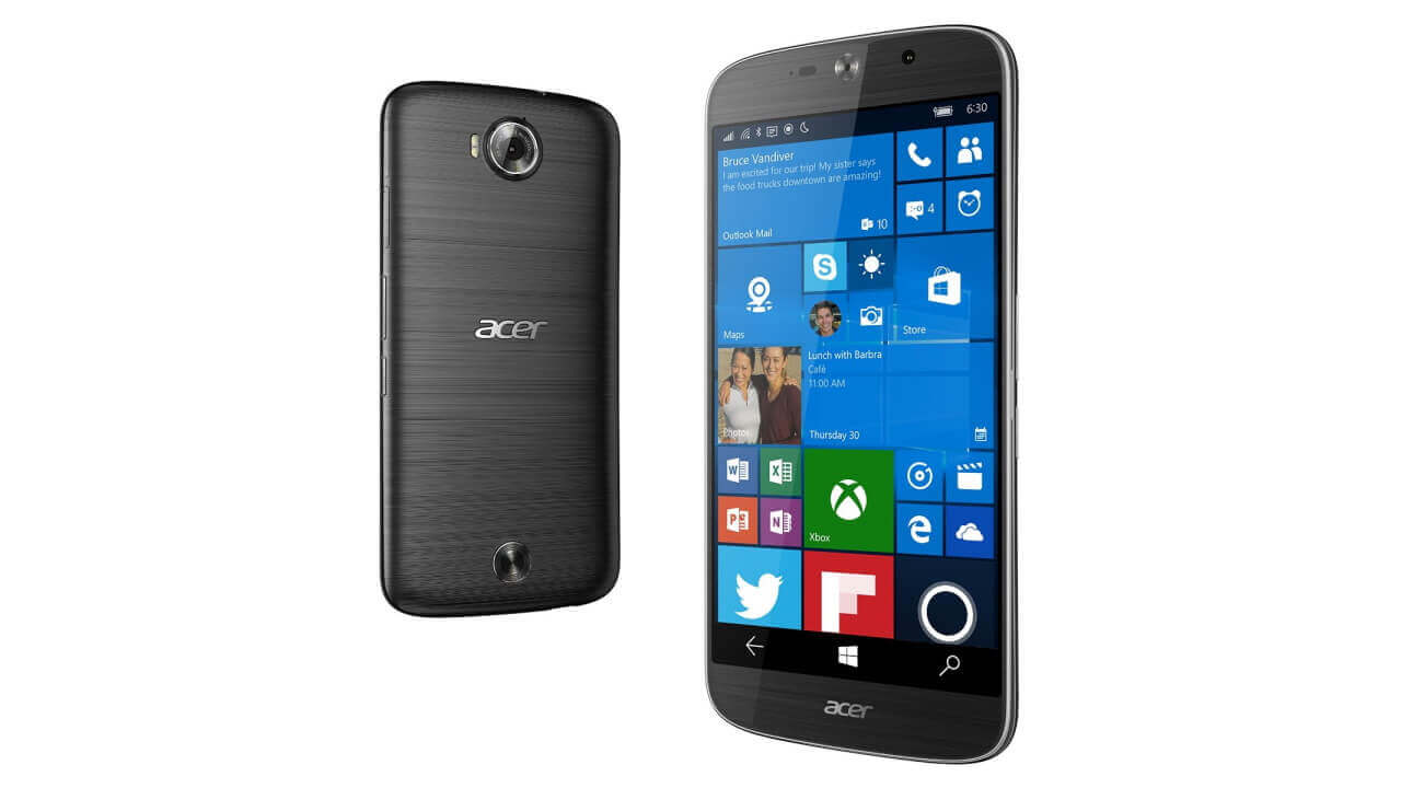 イタリアAmazonでWindows 10 Mobile「Acer Liquid Jade Primo」発売