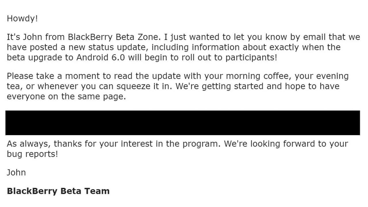 「BlackBerry Priv」Android 6.0ベータテストアップデートを本日配信